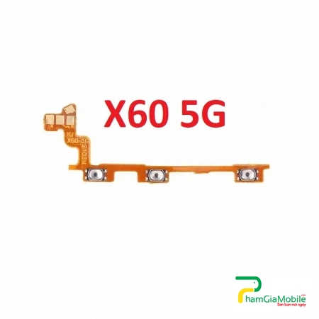 Dây Cáp Nút Nguồn Âm Lượng Vivo X60 5G Âm Lượng Power & Volume Button Flex Cable